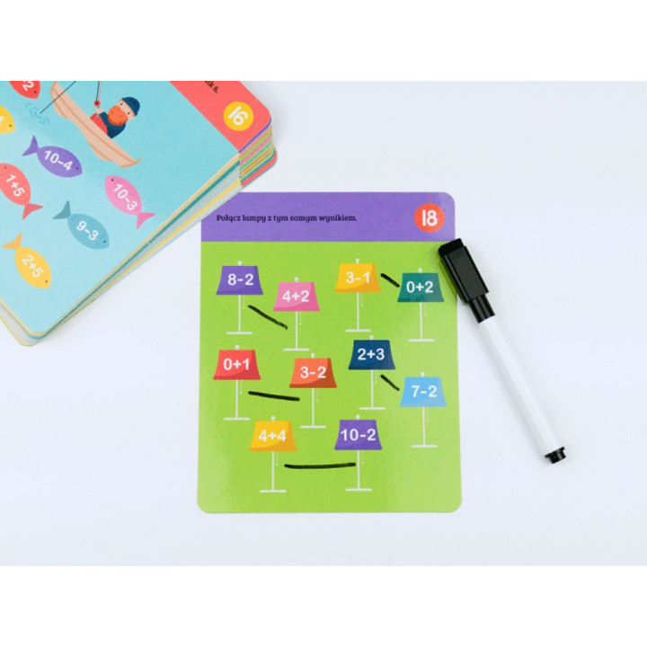 Karty do rysowania Gryzmołki Cyferki 3-6l KS0668