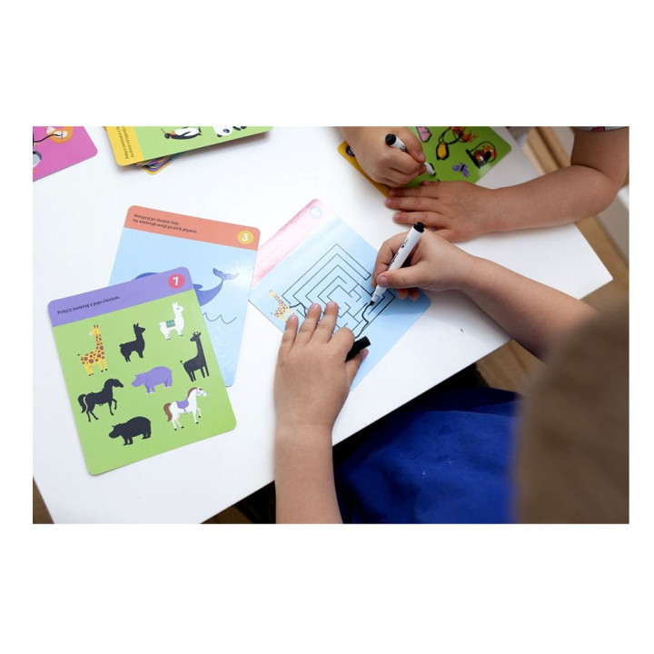 Karty do rysowania Gryzmołki Zwierzęta 3-6l KS0686