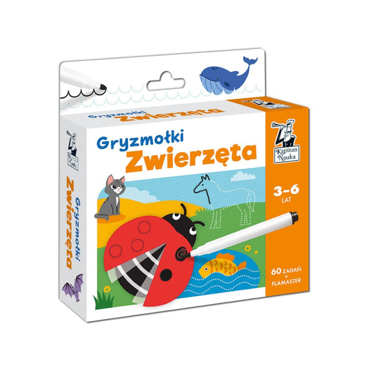 Karty do rysowania Gryzmołki Zwierzęta 3-6l KS0686