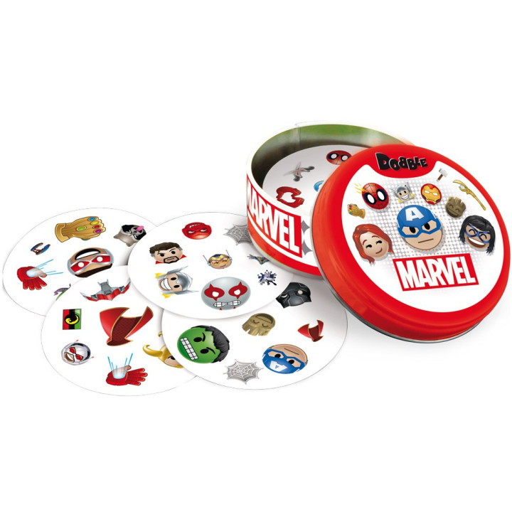 Rebel Karciana gra Dobble Marvel Emoji - okrągłe karty do gry GR0773