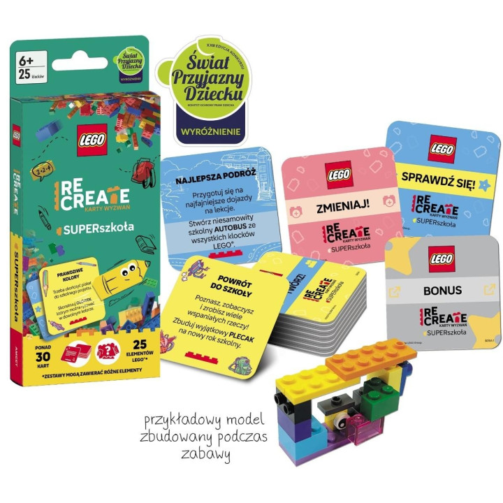 Lego Recreate. Karty wyzwań. SUPERszkoła