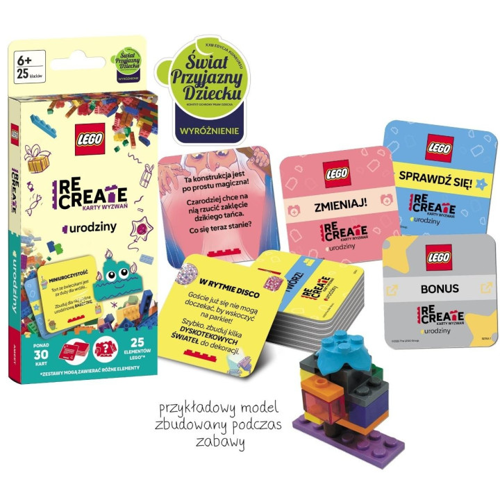 Lego Recreate. Karty wyzwań. Urodziny