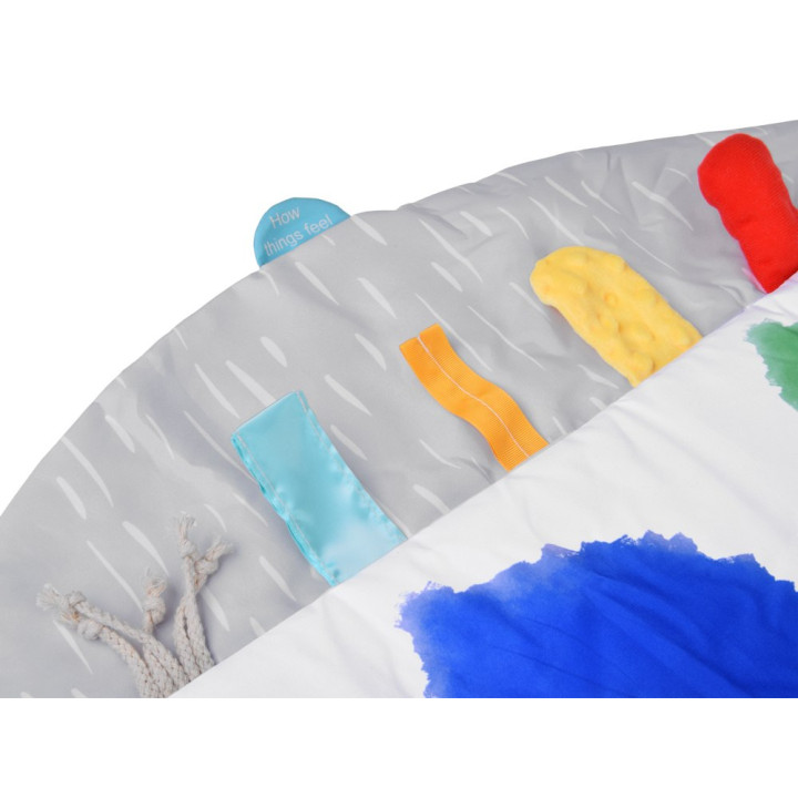 Duża Mata edukacyjna dla dziecka + Karty kontrastowe gryzaki zabawki ZA5911