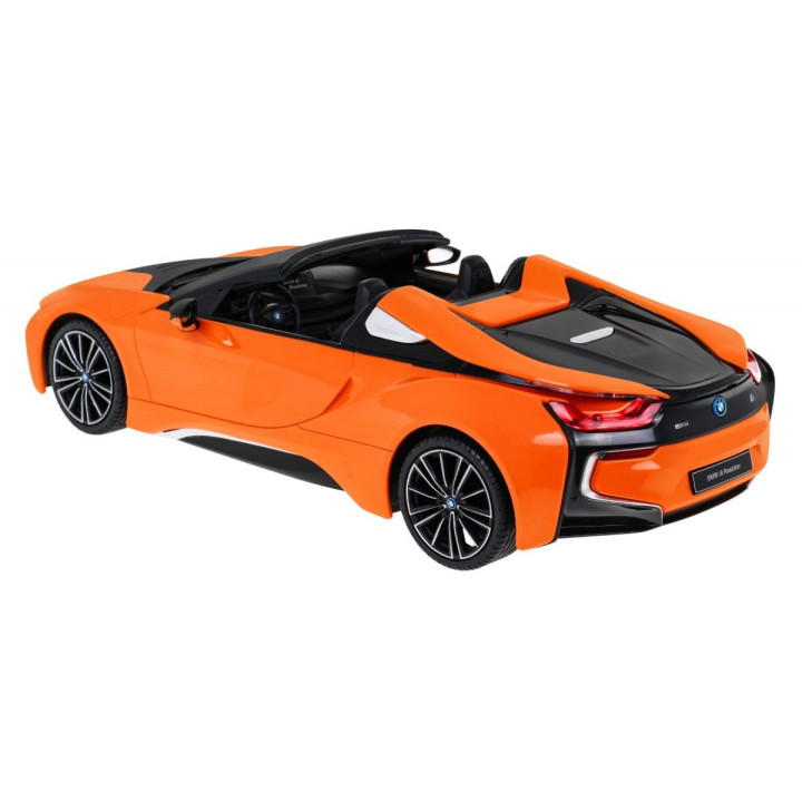 BMW i8 Roadster pomarańczowy RASTAR model 1:12 Zdalnie sterowane auto + pilot 2,4 GHz