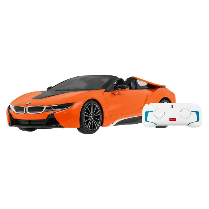 BMW i8 Roadster pomarańczowy RASTAR model 1:12 Zdalnie sterowane auto + pilot 2,4 GHz