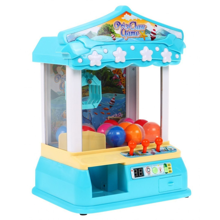 Automat z Chwytakiem dla dzieci 3+ Gra zręcznościowa Łapacz kulek + Panel sterowania + 10 kulek + 12 żetonów