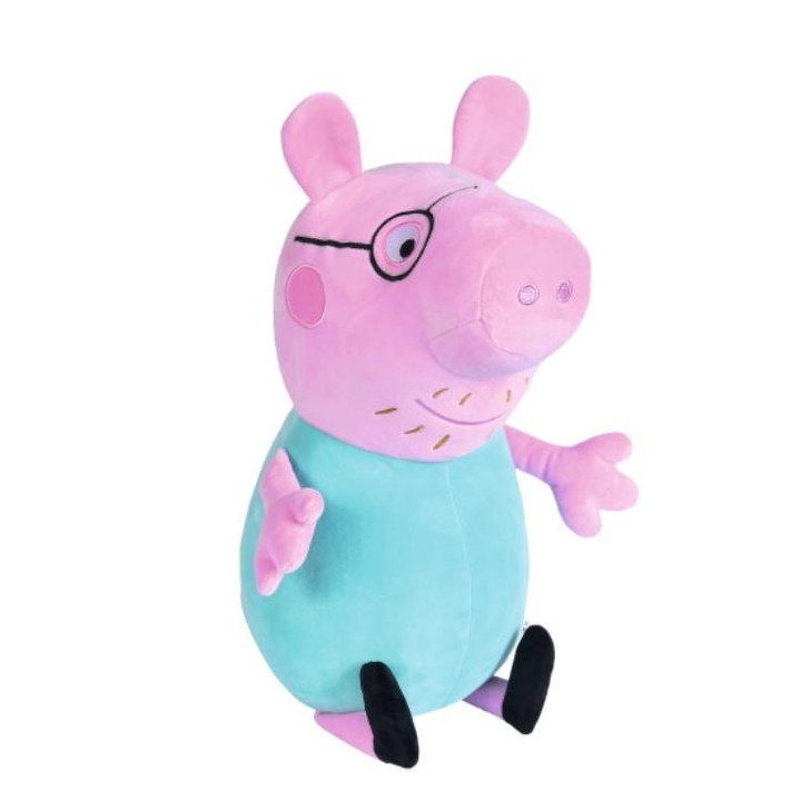 Świnka Peppa Maskotka pluszowa Tata świnka 37cm