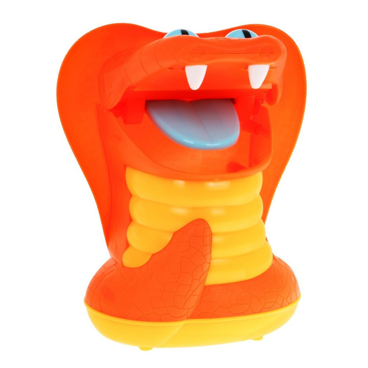 Gra zręcznościowa "Głodny wąż" dla dzieci 3+ Rozpoznawanie kształtów + 10 figurek + 10 kart + Zamykająca się paszcza