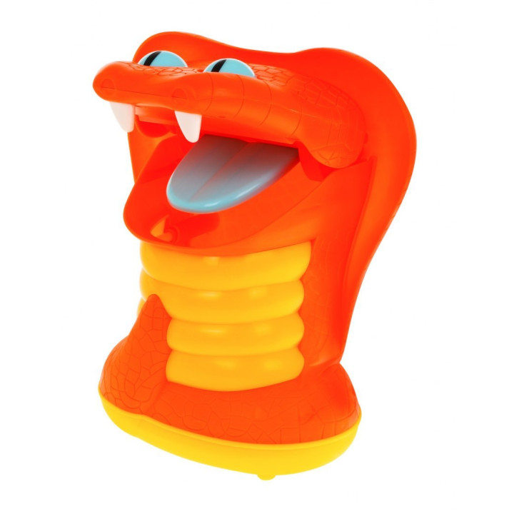 Gra zręcznościowa "Głodny wąż" dla dzieci 3+ Rozpoznawanie kształtów + 10 figurek + 10 kart + Zamykająca się paszcza