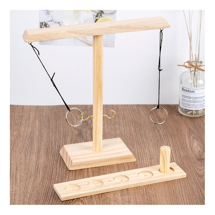 Gra zręcznościowa dla dzieci i dorosłych "Bitwa na pierścień i haczyk"