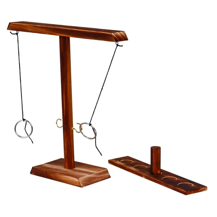 Gra zręcznościowa dla dzieci i dorosłych "Bitwa na pierścień i haczyk"