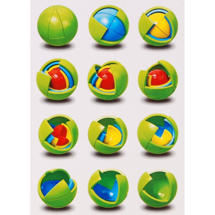 Przestrzenne Puzzle Kula 3D dla dzieci 4+ Łamigłówka Gra logiczna