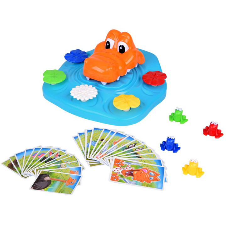 Gra Zręcznościowa Głodny Krokodyl i Uciekające Żabki Emocji Moc GR0683