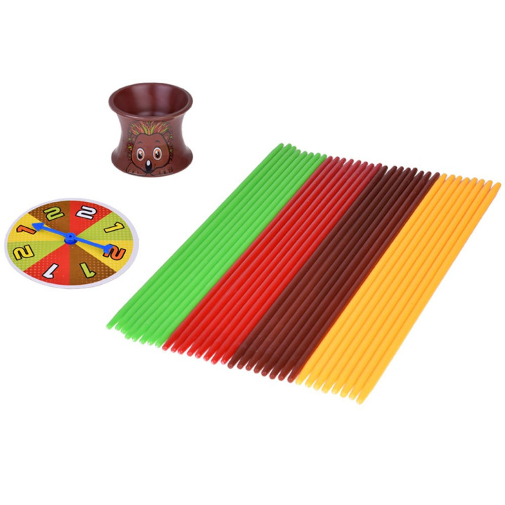 Gra Zręcznościowa Bierki z Jeżykiem kolorowe bierki GR0686