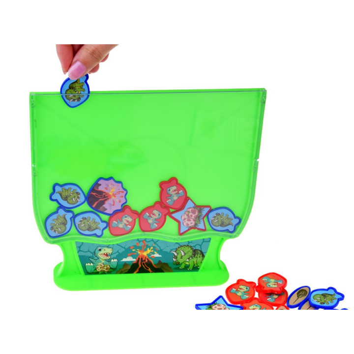 Gra zręcznościowa strategiczna połącz 5 Dinozaury układankaGR0614