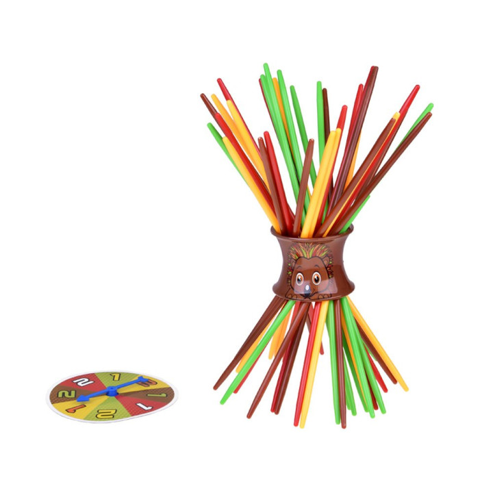 Gra Zręcznościowa Bierki z Jeżykiem kolorowe bierki GR0686