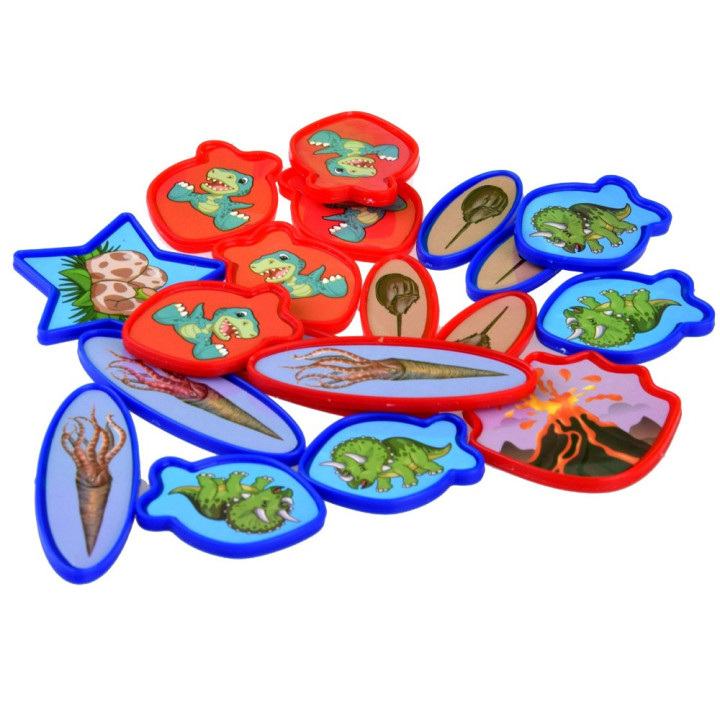 Gra zręcznościowa strategiczna połącz 5 Dinozaury układankaGR0614