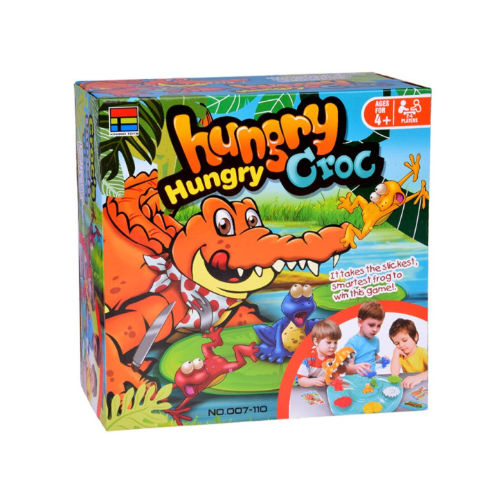 Gra Zręcznościowa Głodny Krokodyl i Uciekające Żabki Emocji Moc GR0683