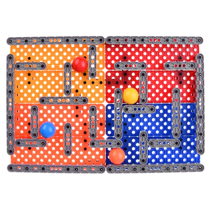 Klocki tor labirynt dla kulek 193 ele gra zręcznościowa ZA4695