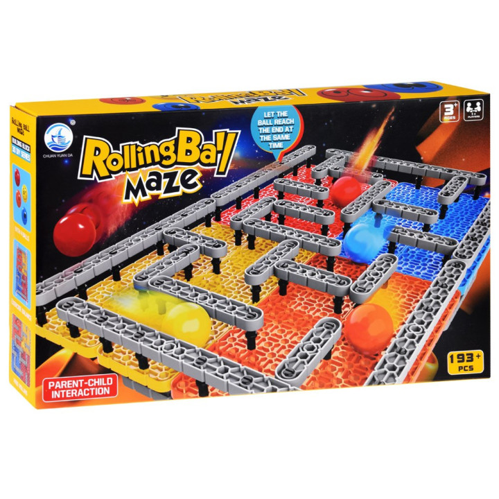 Klocki tor labirynt dla kulek 193 ele gra zręcznościowa ZA4695