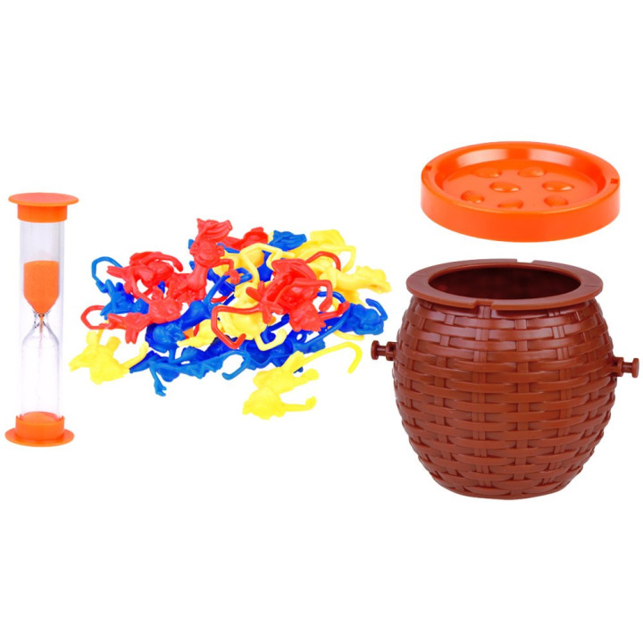 Małpi sznur Gra zręcznościowa Małpki w koszyku Spadające małpki GR0685