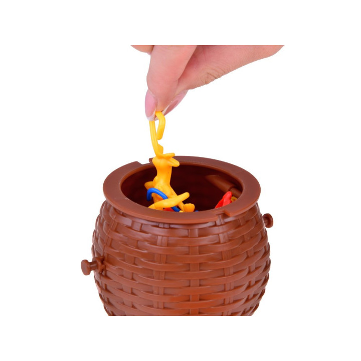 Małpi sznur Gra zręcznościowa Małpki w koszyku Spadające małpki GR0685