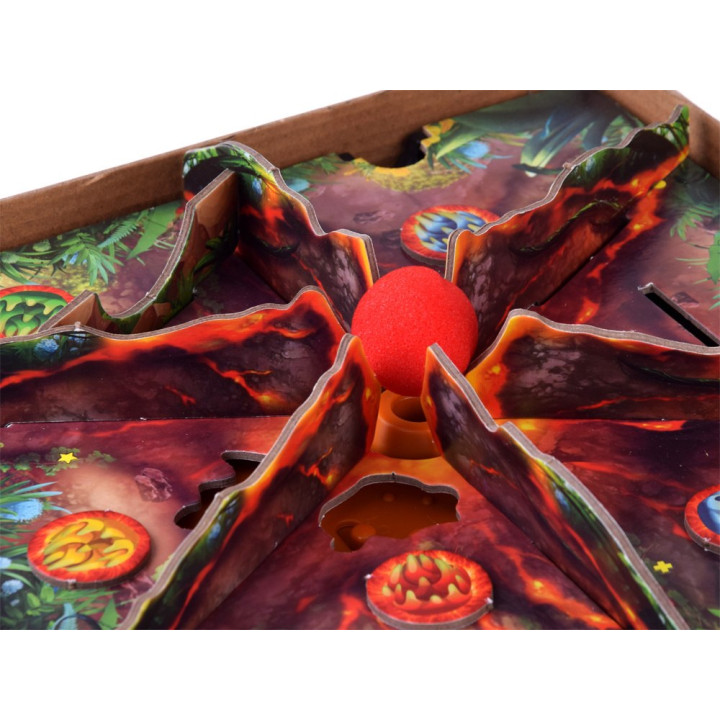 Rodzinna gra zręcznościowa Smoczy Wulkan zdmuchnij kulę GR0616