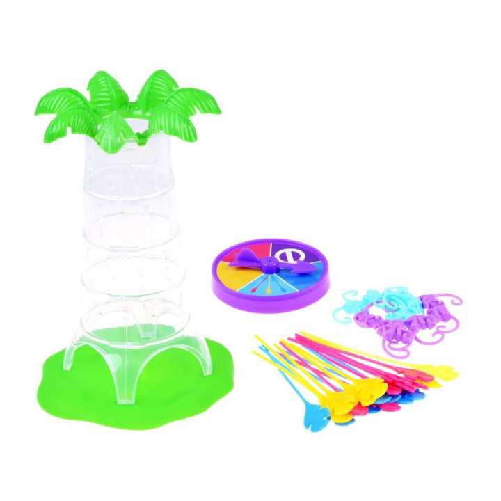 Gra zręcznościowa fikające kolorowe małpki GR0443