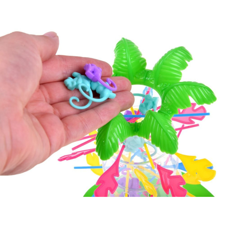 Gra zręcznościowa fikające kolorowe małpki GR0443