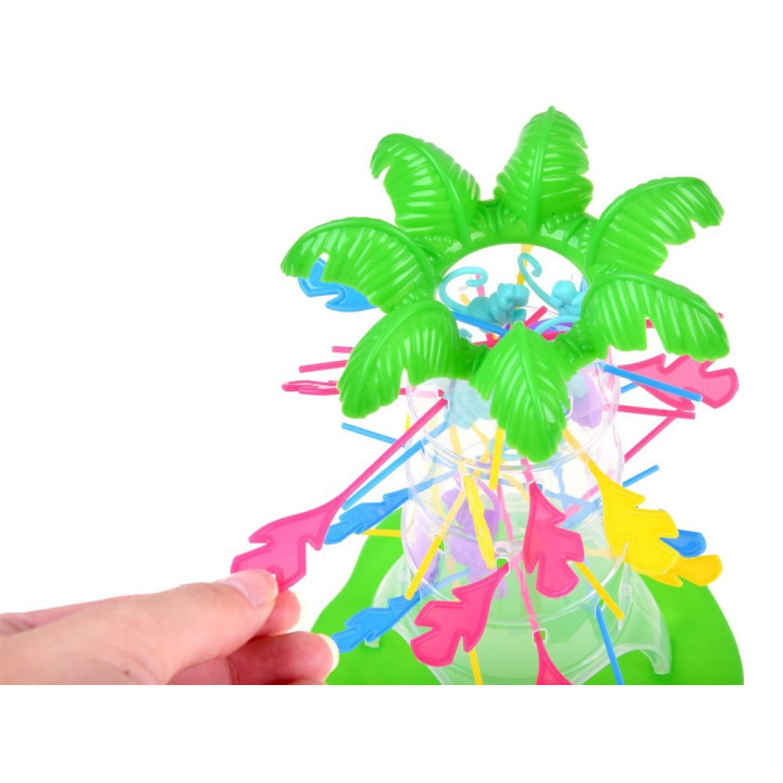 Gra zręcznościowa fikające kolorowe małpki GR0443