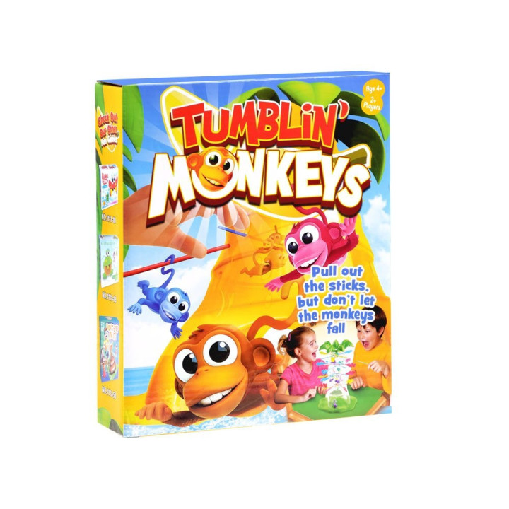 Gra zręcznościowa fikające kolorowe małpki GR0443