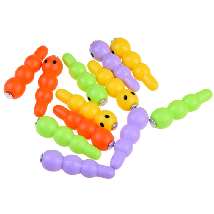 Gra zręcznościowa DZIĘCIOŁ robaczki magnes GR0495