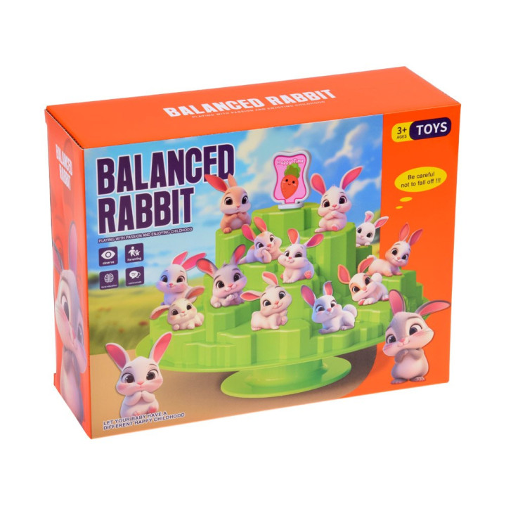 Gra zręcznościowa "Balansujące króliczki" - nie pozwól im spaść! GR0762