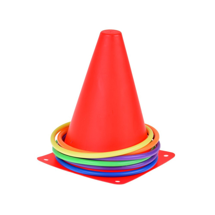 Gra Zręcznościowa Ruchowa Pachołki Obręcze Woreczki dla Dzieci SP0823