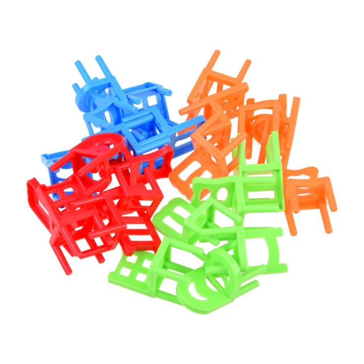 Kolorowa gra zręcznościowa Spadające Krzesła x 24 sztuki GR0500