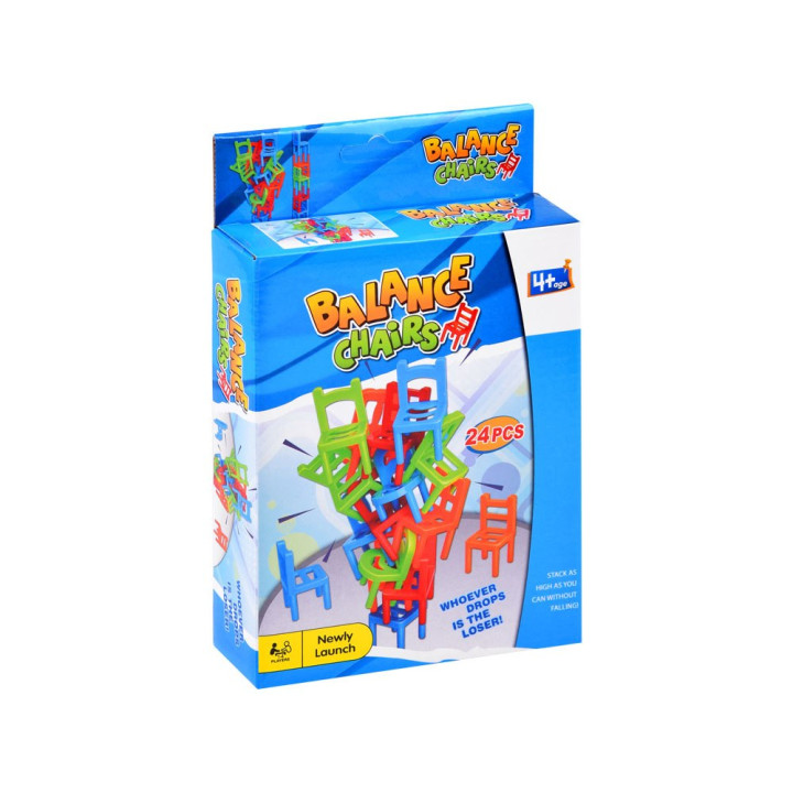 Kolorowa gra zręcznościowa Spadające Krzesła x 24 sztuki GR0500