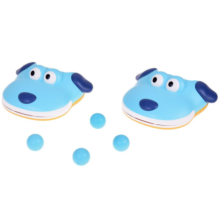 Zestaw sportowy - gra zręcznościowa Wyrzutnia PIES + 4 piłki ZA5604