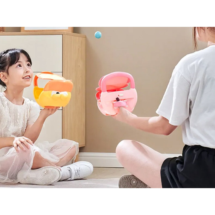 Zestaw sportowy - gra zręcznościowa Wyrzutnia FLAMING + 4 piłki ZA5604