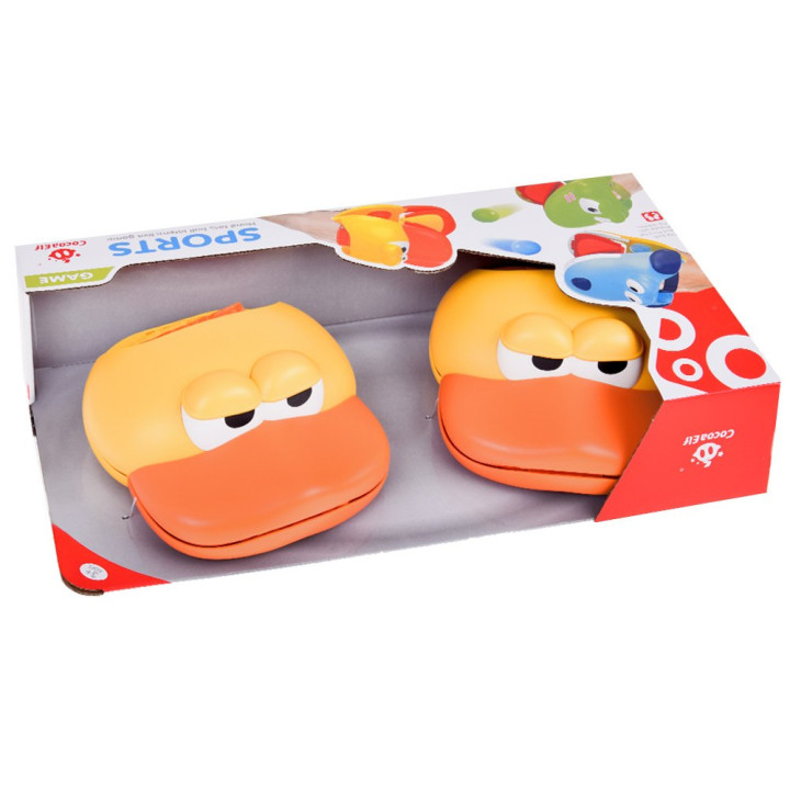 Zestaw sportowy - gra zręcznościowa Wyrzutnia KACZKA + 4 piłki ZA5604