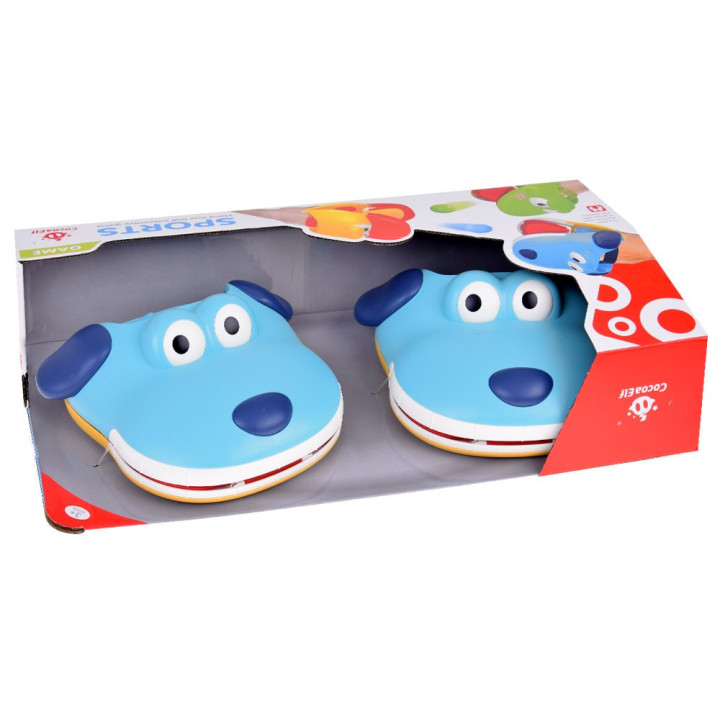 Zestaw sportowy - gra zręcznościowa Wyrzutnia PIES + 4 piłki ZA5604