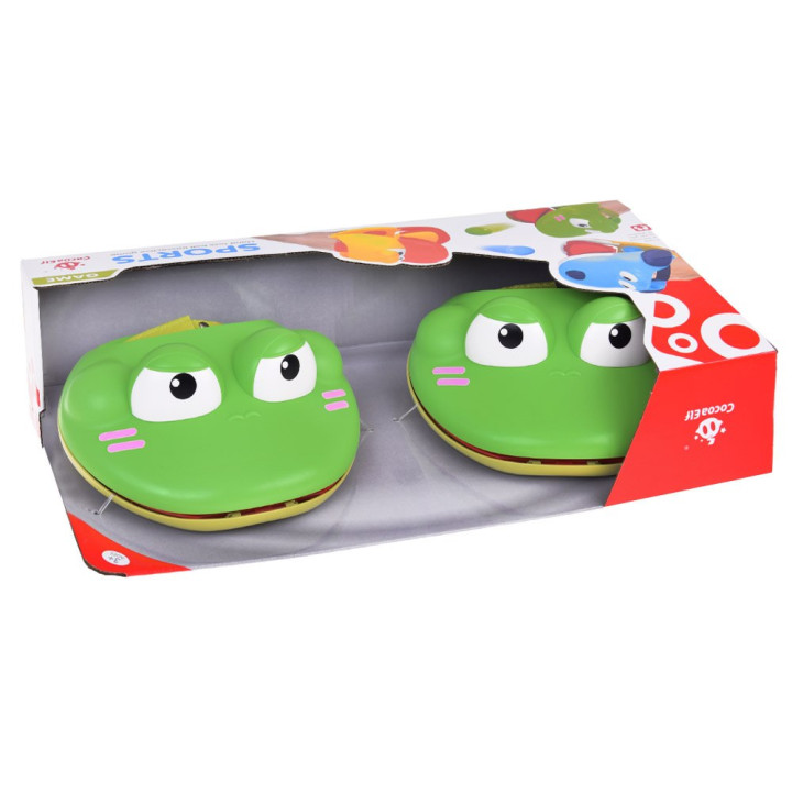 Zestaw sportowy - gra zręcznościowa Wyrzutnia ŻABA + 4 piłki ZA5604