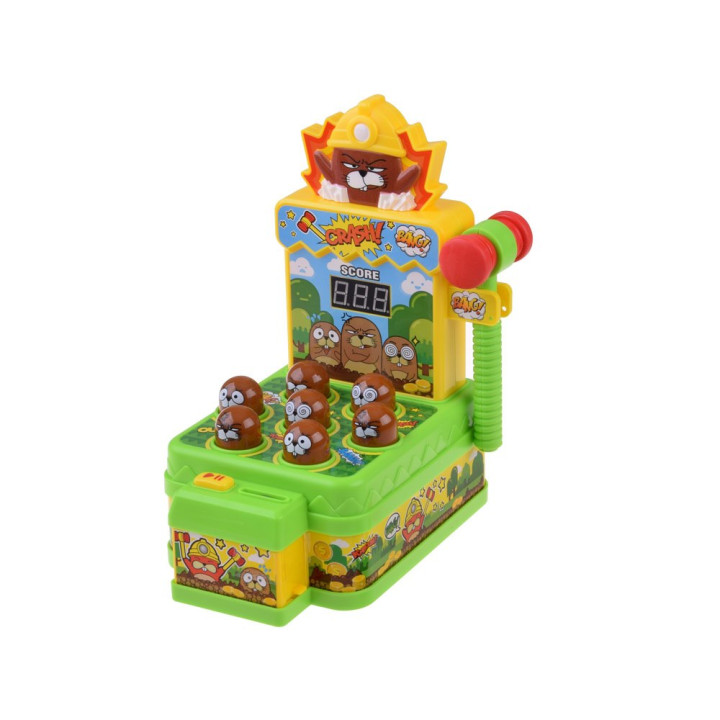 Gra zręcznościowa Uderz młoteczkiem kreciki - światło i dźwięk ZA5954