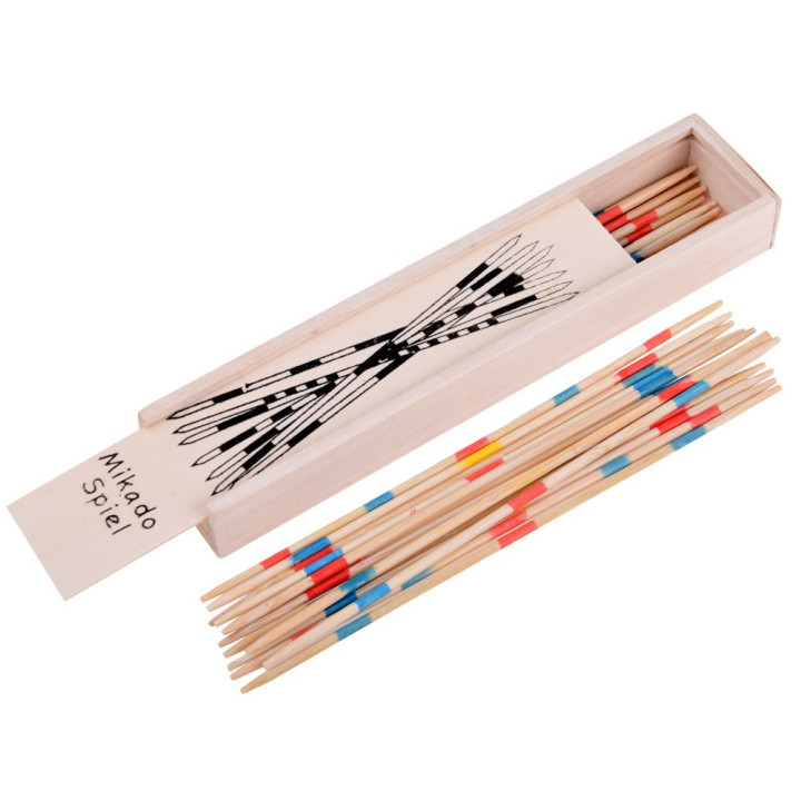 Mikado Drewniane bierki Gra zręcznościowa GR0154