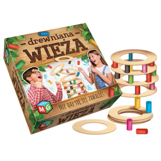 Gra zręcznościowa DREWNIANA WIEŻA Multigra GR0528