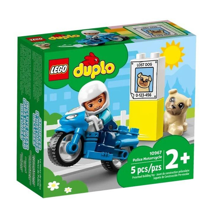 LEGO(R) DUPLO 10967 Motocykl policyjny