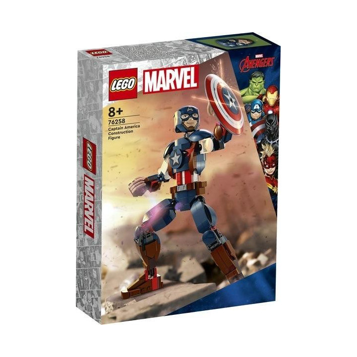 LEGO(R) MARVEL 76258 Figurka Kapitana Ameryki