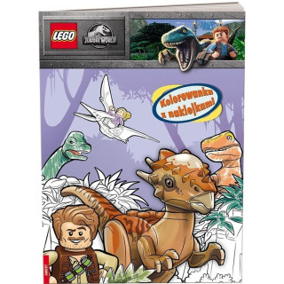 LEGO(R) Jurassic World. Kolorowanka z naklejkami