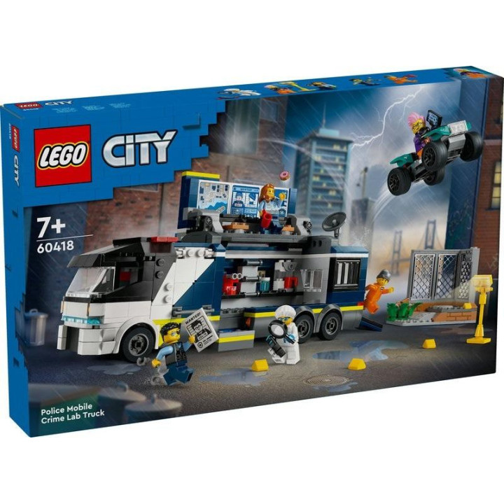 LEGO(R) CITY 60418 Policyjna ciężarówka z laborato..