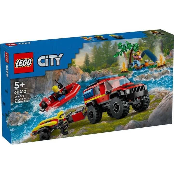 LEGO(R) CITY 60412 Terenowy wóz strażacki z łodzią