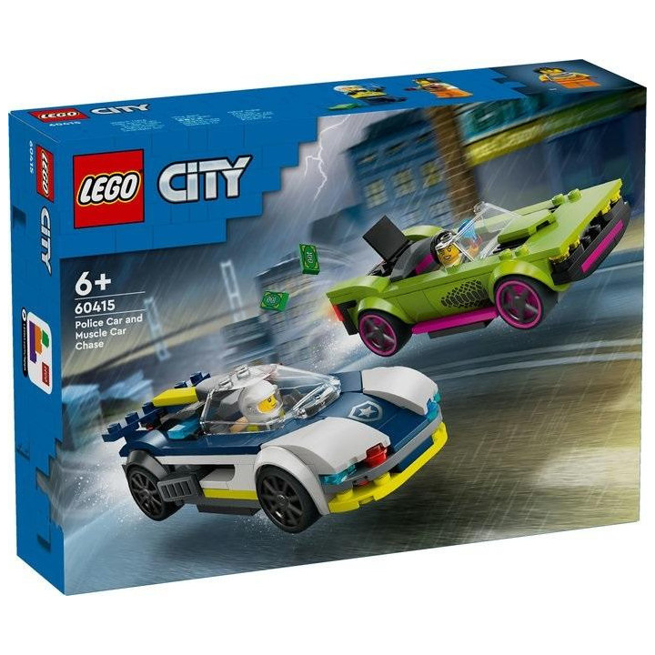 LEGO(R) CITY 60415 Pościg radiowozu za muscle carem